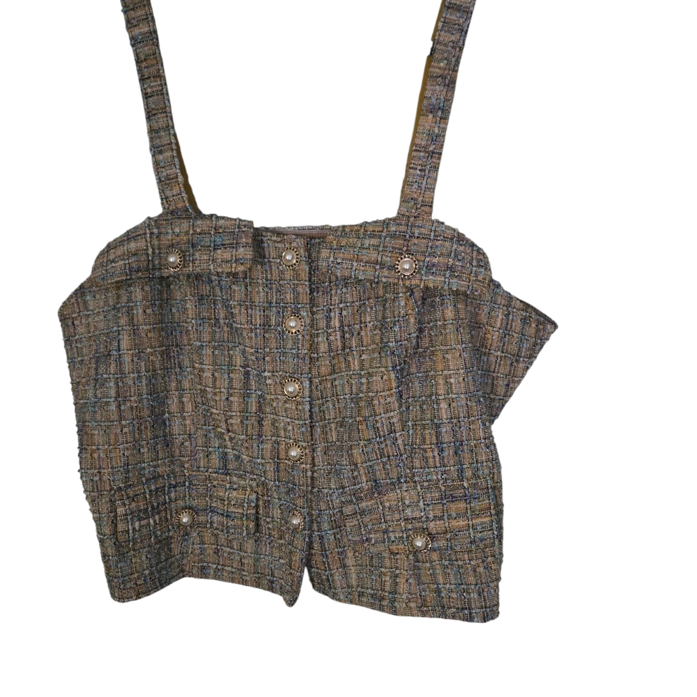 New Stylish Tweed Women's Top